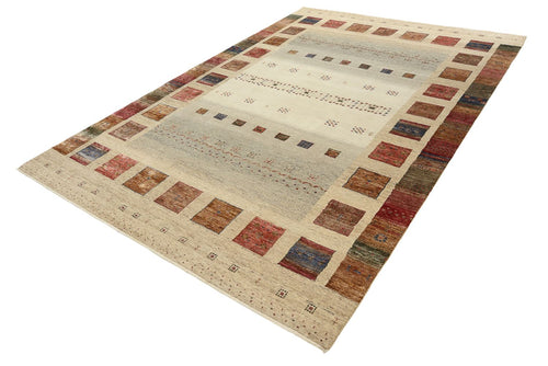 Gabbeh Teppich - Loribaft Indus - 302 x 205 cm - mehrfarbig