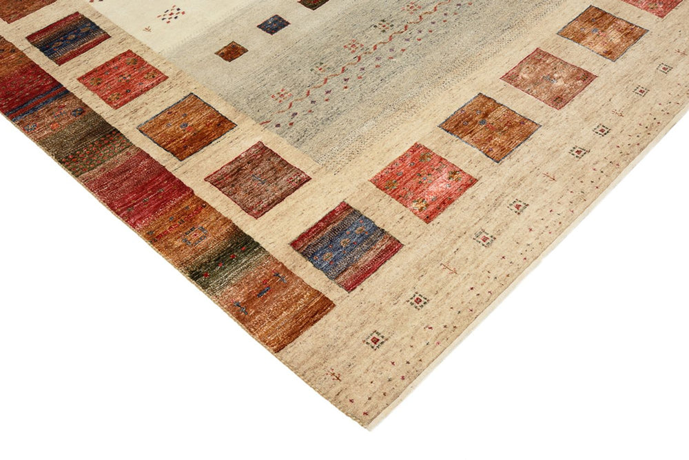 Gabbeh Teppich - Loribaft Indus - 302 x 205 cm - mehrfarbig