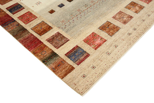 Gabbeh Teppich - Loribaft Indus - 302 x 205 cm - mehrfarbig