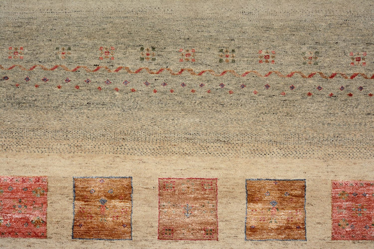 Gabbeh Teppich - Loribaft Indus - 302 x 205 cm - mehrfarbig