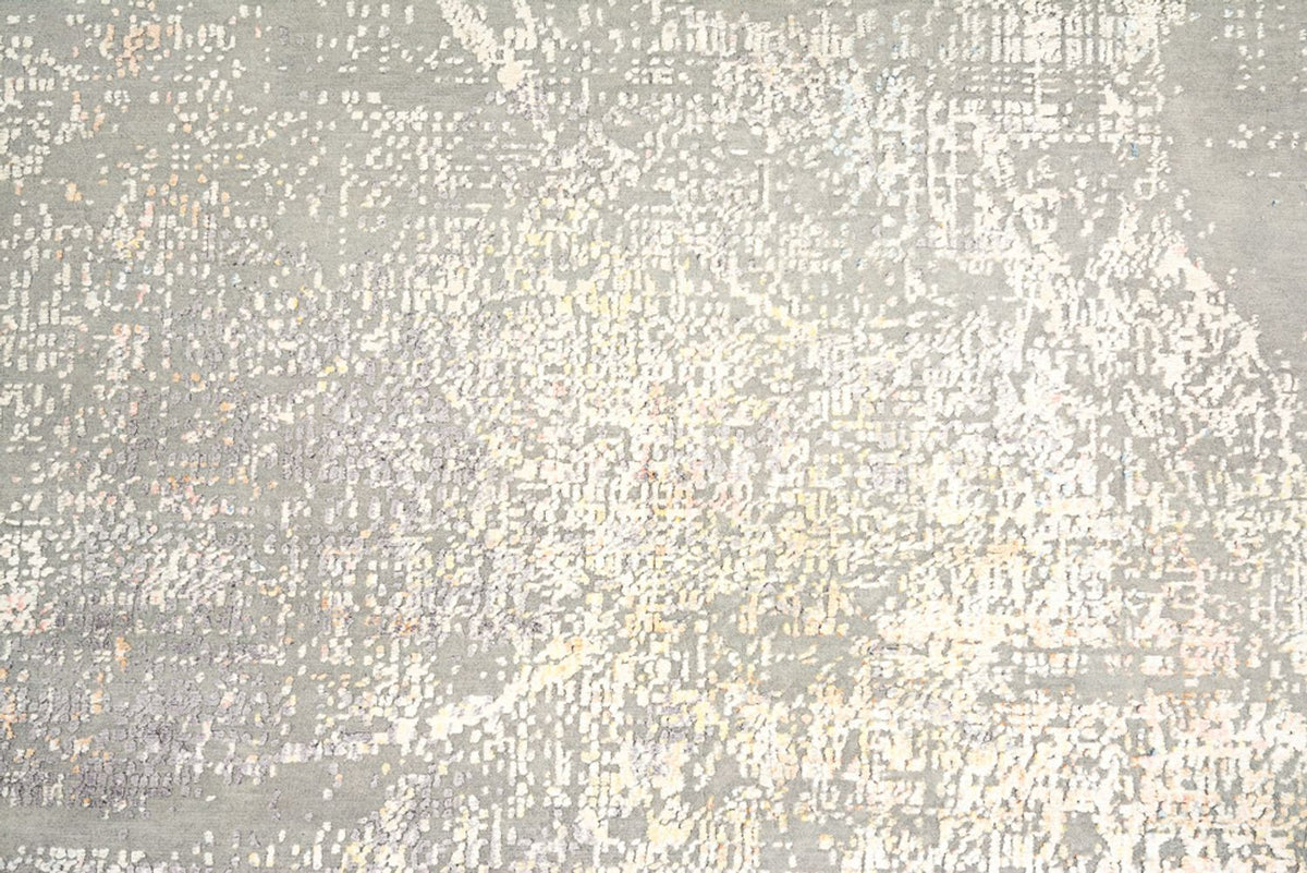 Designer Teppich - 366 x 281 cm - dunkelbeige