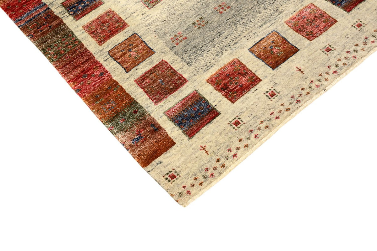 Gabbeh Teppich - Loribaft Indus - 139 x 76 cm - mehrfarbig