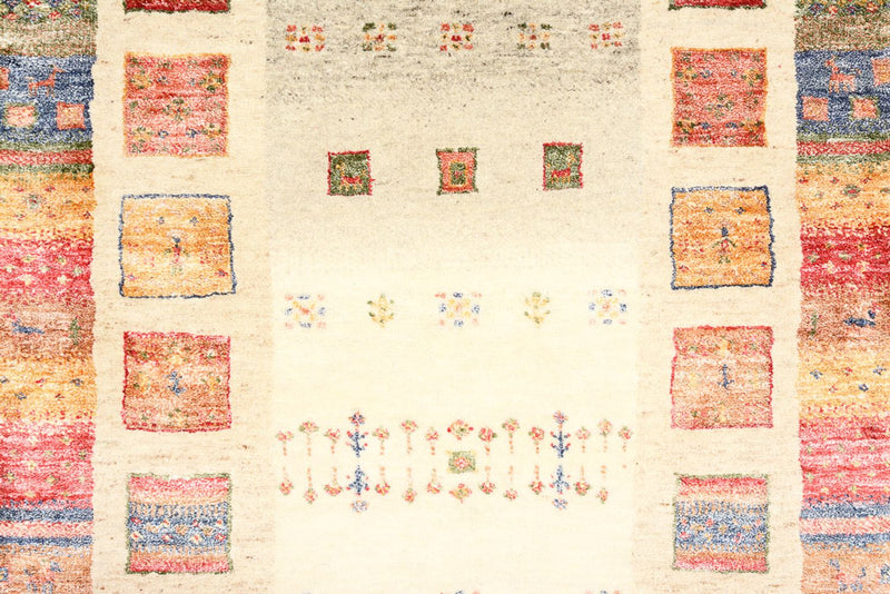 Läufer Gabbeh - Loribaft Indus - 296 x 83 cm - mehrfarbig