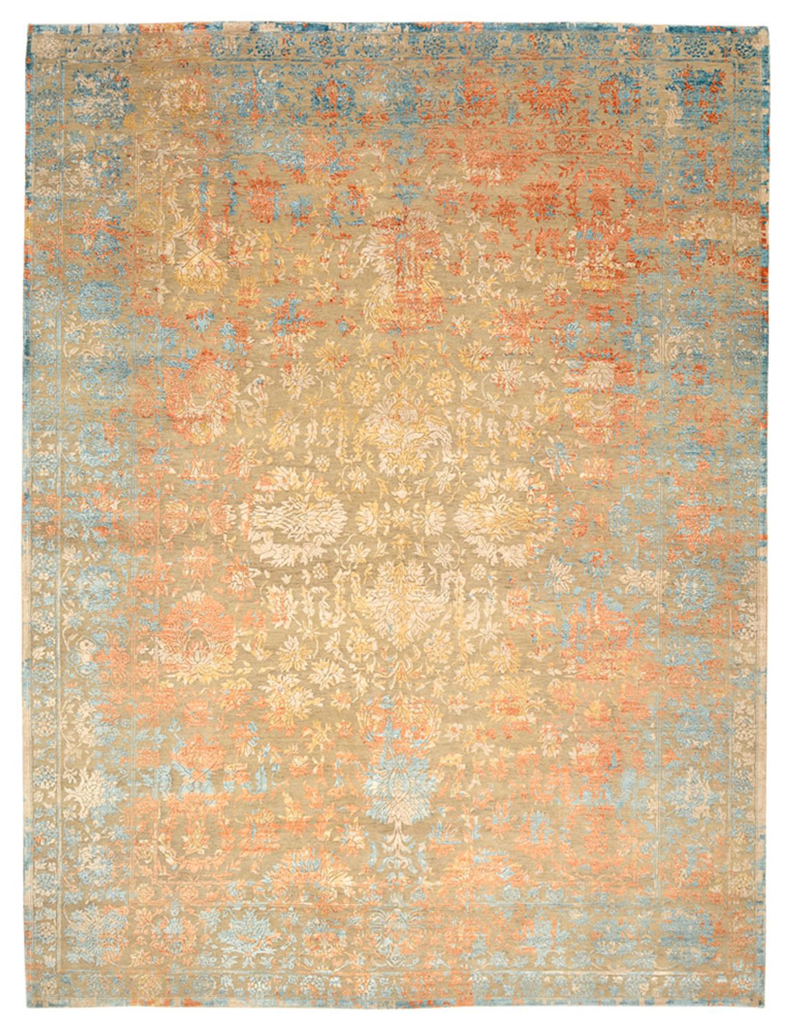 Designer Teppich - 352 x 268 cm - mehrfarbig