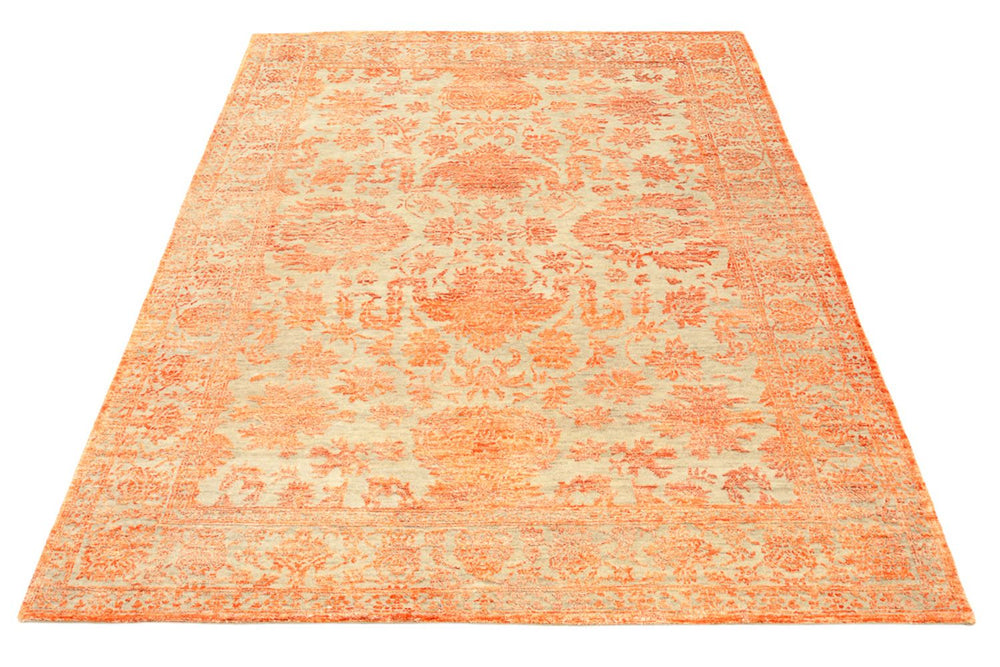 Designer Teppich - 200 x 154 cm - rost