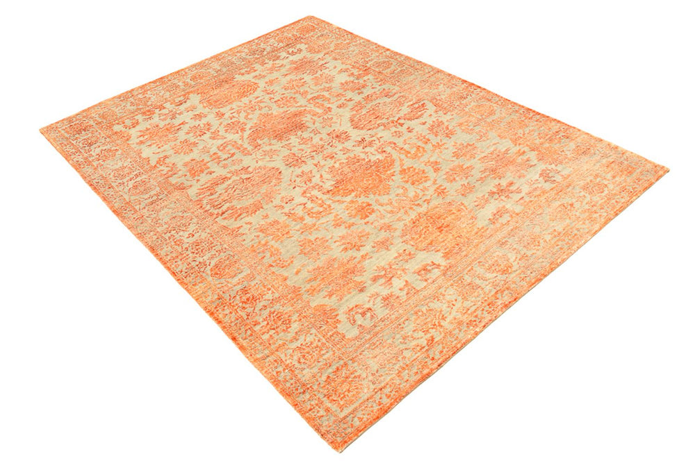 Designer Teppich - 200 x 154 cm - rost