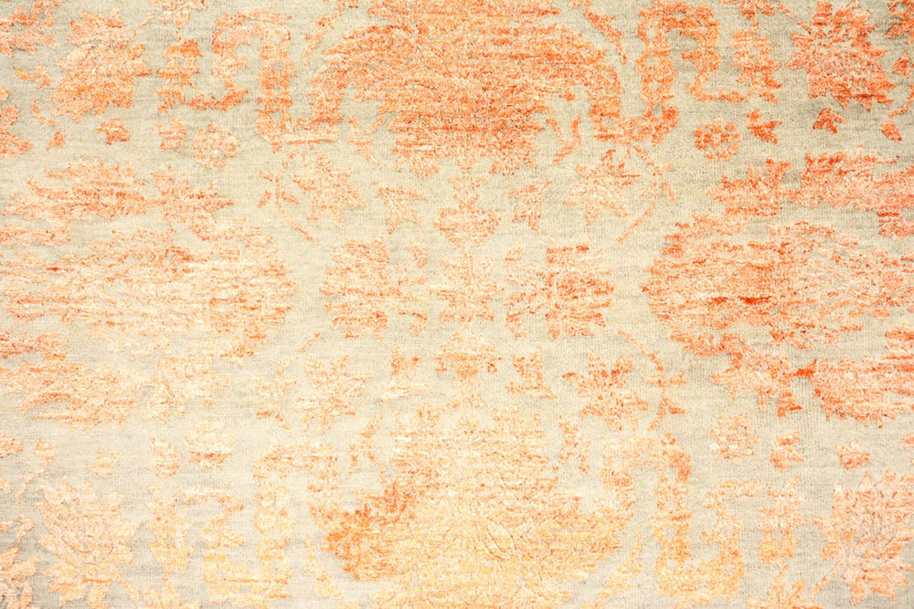 Designer Teppich - 200 x 154 cm - rost