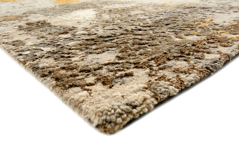 Designer Teppich - 367 x 270 cm - dunkelbeige