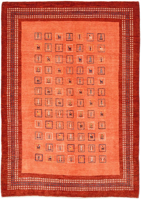 Gabbeh Teppich - Kaschkuli Perser 149 x 103 cm - rot