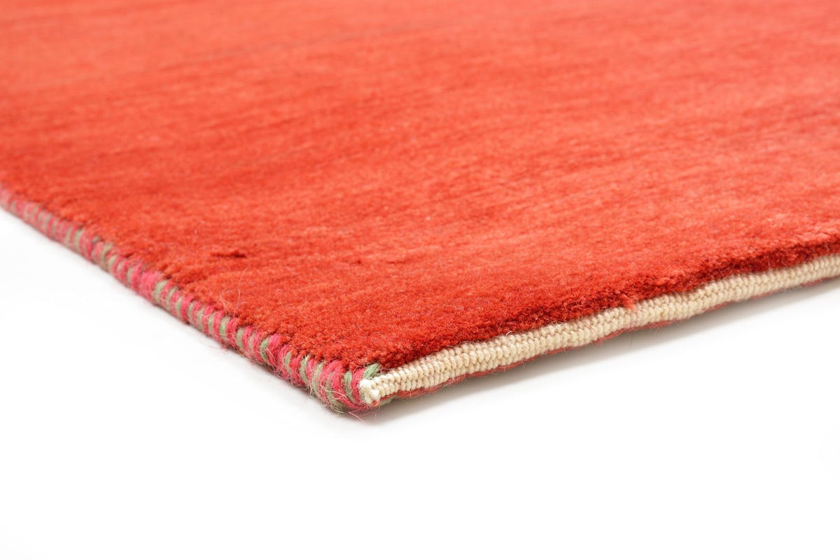 Gabbeh Teppich - Loribaft Perser 208 x 86 cm - rot