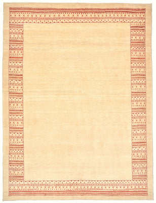 Gabbeh Teppich - Loribaft Perser 198 x 150 cm - beige
