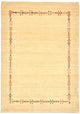Gabbeh Teppich - Loribaft Perser 93 x 64 cm - natur