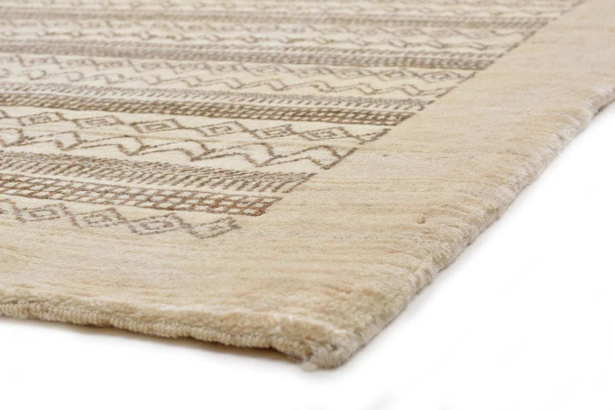 Gabbeh Teppich - Loribaft Perser 297 x 85 cm - sand