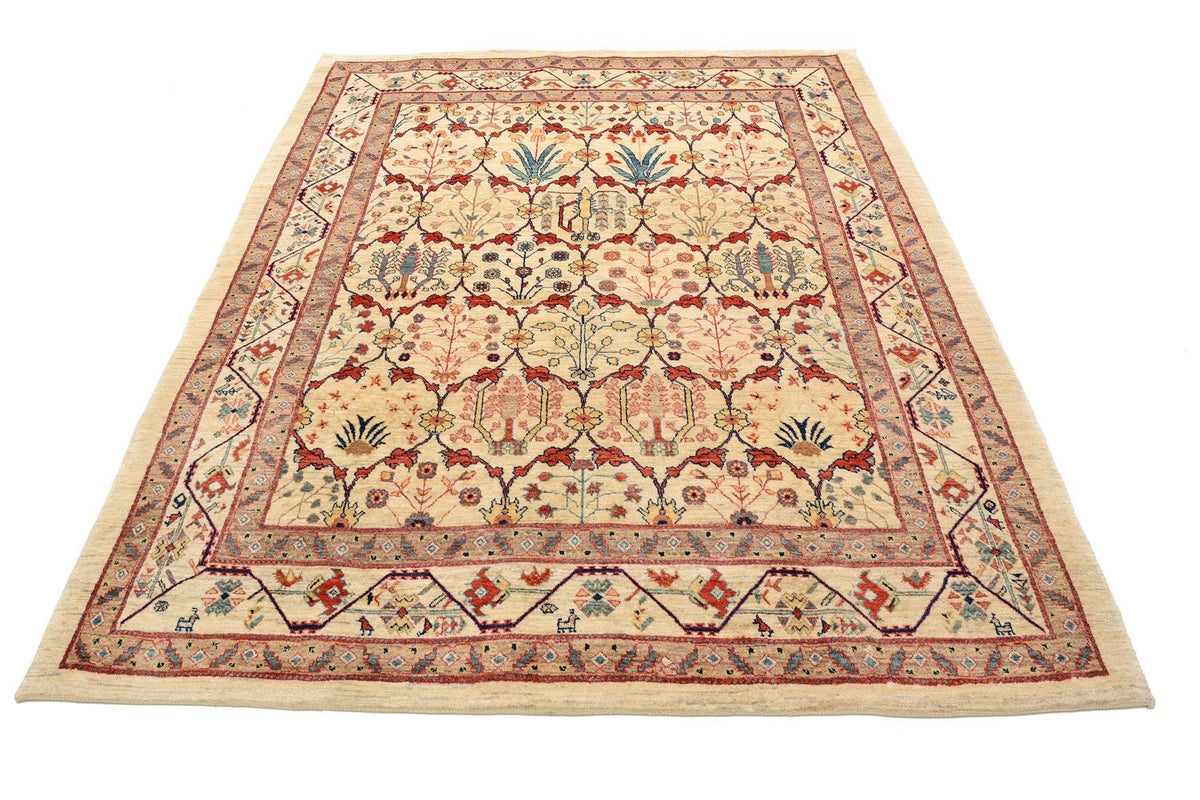Gabbeh Teppich - Loribaft Perser 236 x 175 cm - mehrfarbig