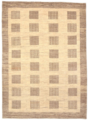Gabbeh Teppich - Loribaft Perser 264 x 190 cm - beige