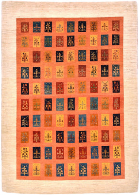 Gabbeh Teppich - Loribaft Perser 355 x 249 cm - orange