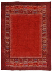 Gabbeh Teppich - Kaschkuli Perser 353 x 257 cm - rot