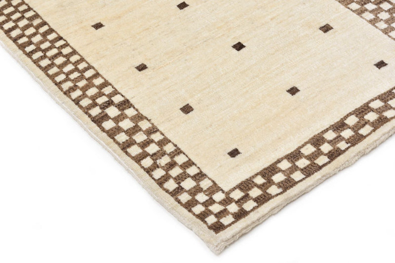 Gabbeh Teppich - Loribaft Perser 108 x 71 cm - sand