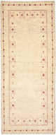 Gabbeh Teppich - Loribaft Perser 202 x 82 cm - natur