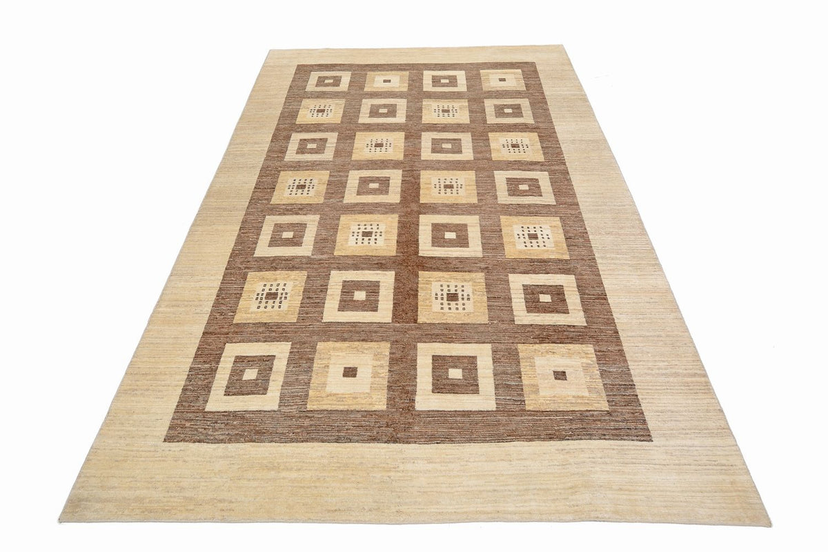 Gabbeh Teppich - Loribaft Perser 380 x 264 cm - braun
