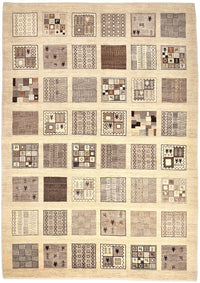 Gabbeh Teppich - Loribaft Perser 296 x 206 cm - hellbraun