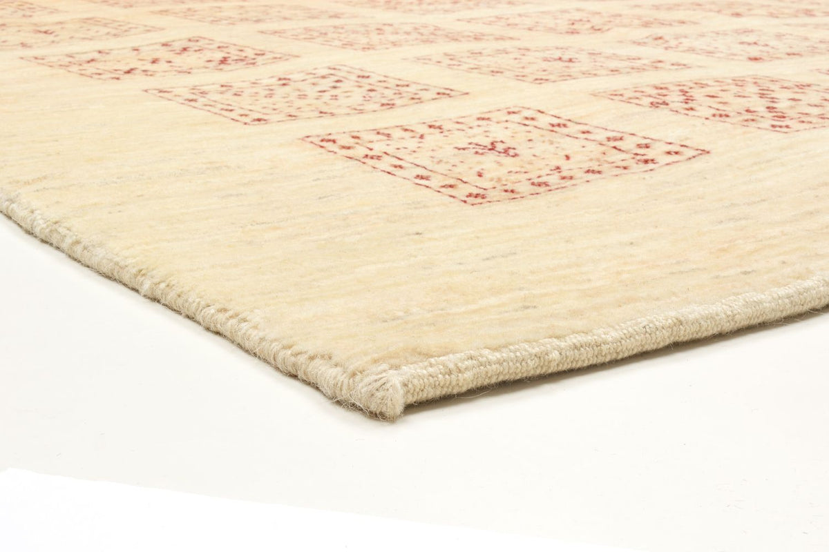 Gabbeh Teppich - Loribaft Perser 211 x 141 cm - beige