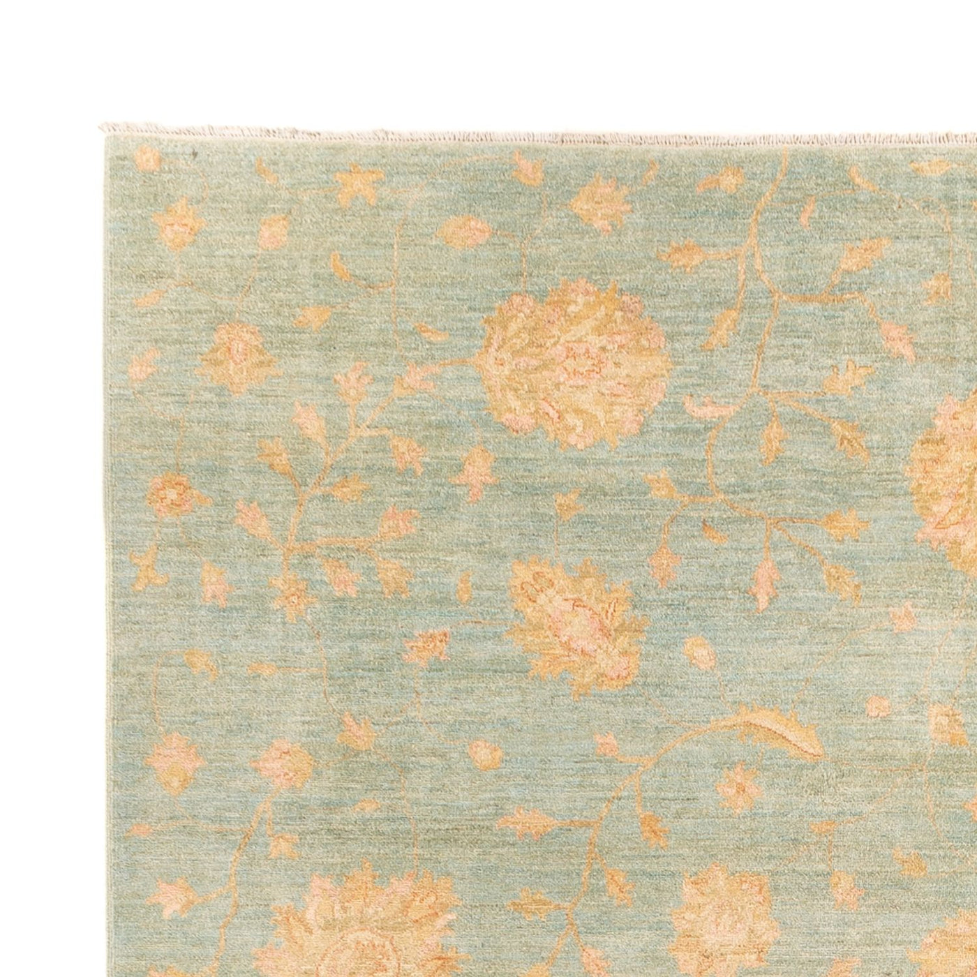 Ziegler Teppich - 344 x 251 cm - hellgrün