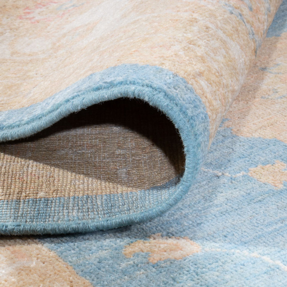 Ziegler Teppich - 357 x 255 cm - blau