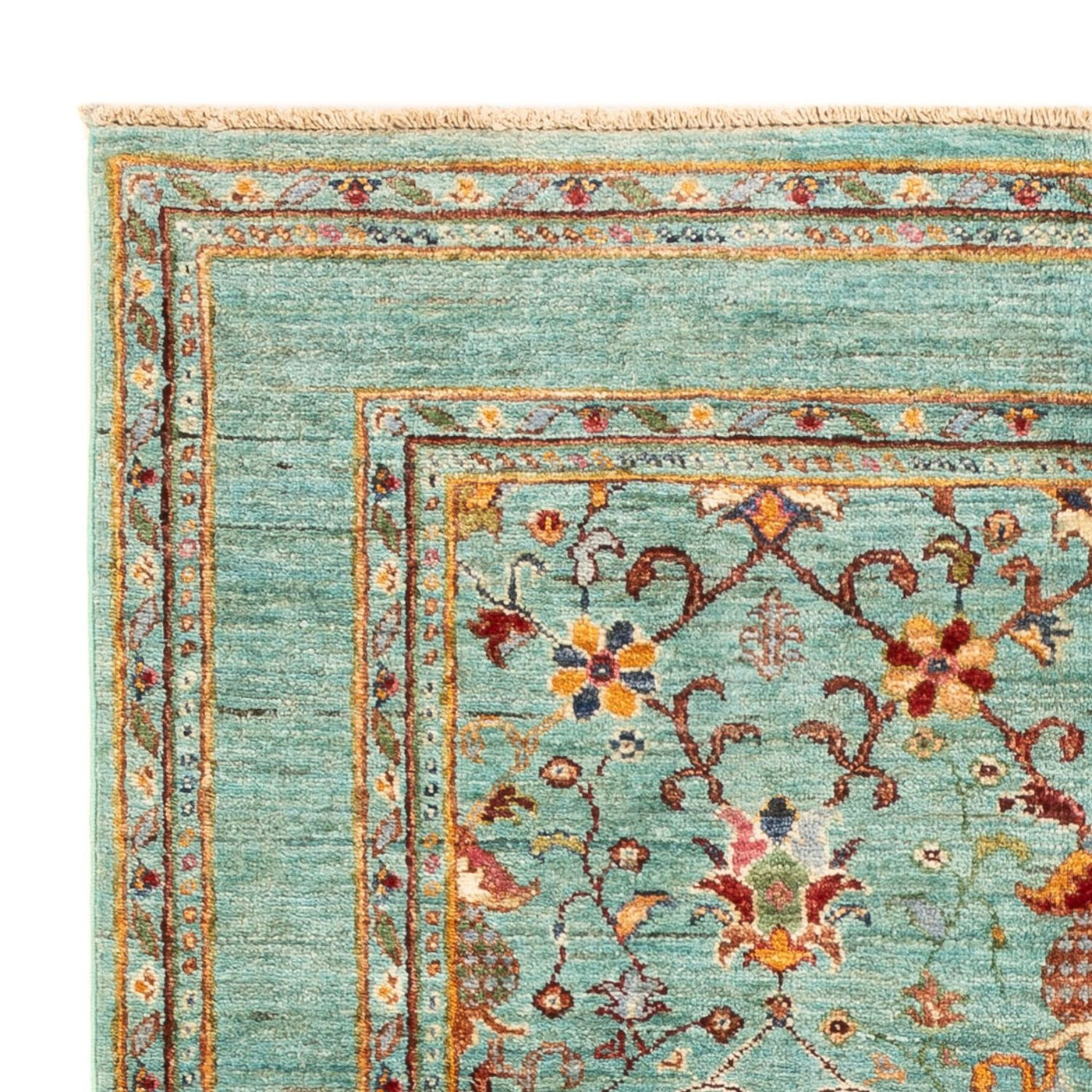 Ziegler Teppich - Ariana - 175 x 118 cm - türkis