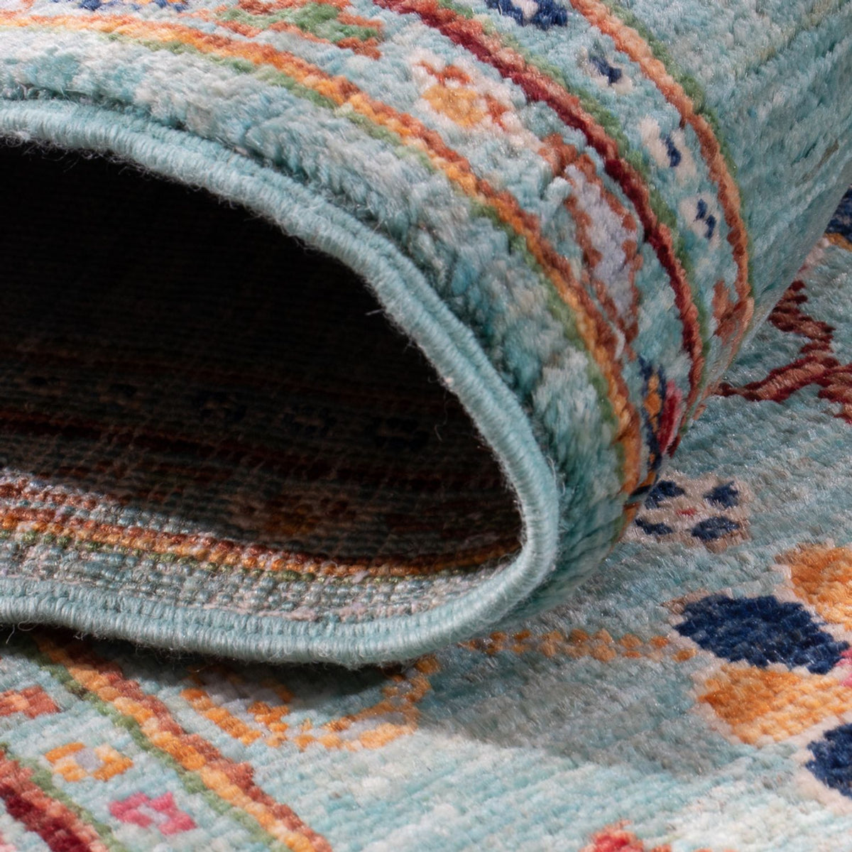 Ziegler Teppich - Ariana - 182 x 119 cm - türkis