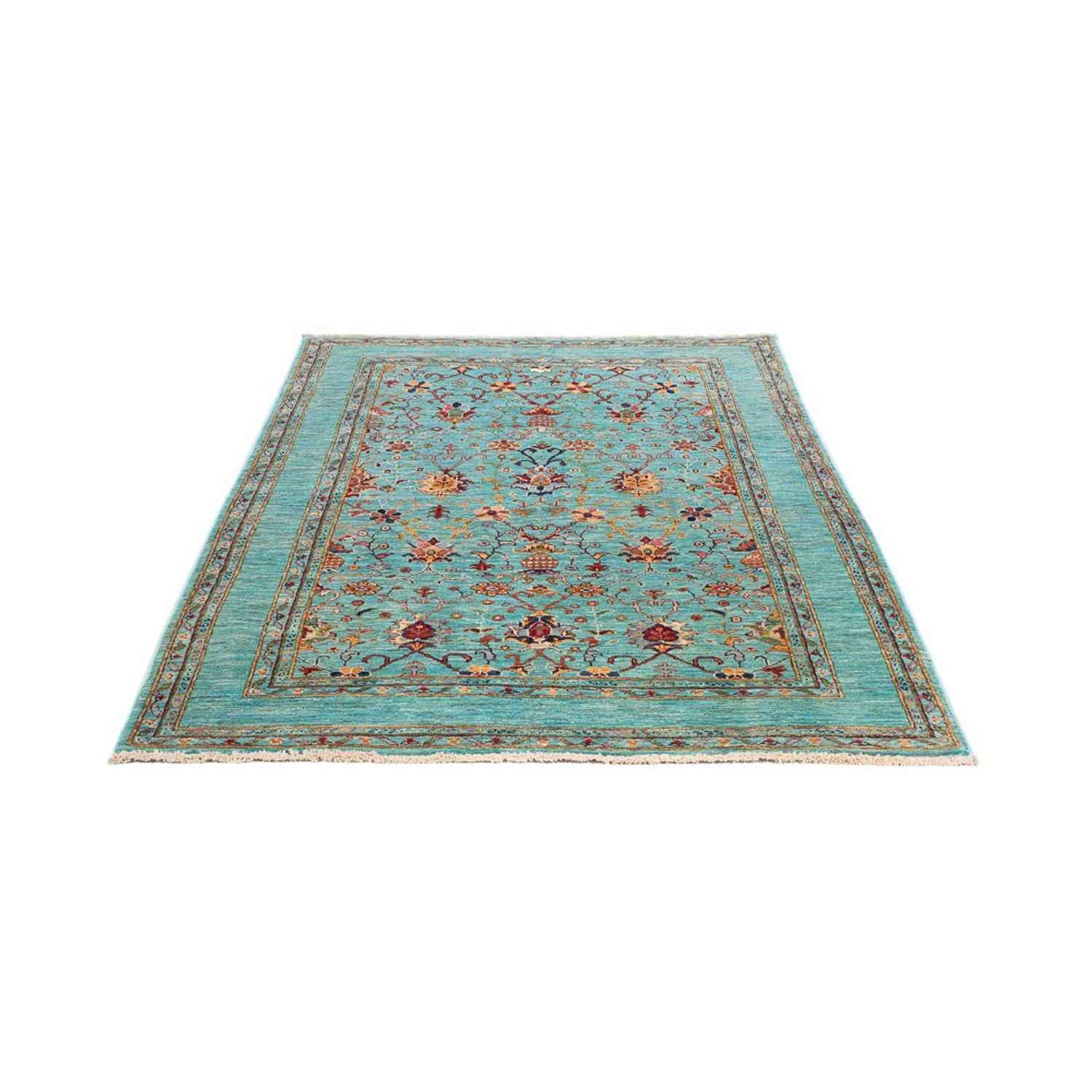 Ziegler Teppich - Ariana - 182 x 119 cm - türkis