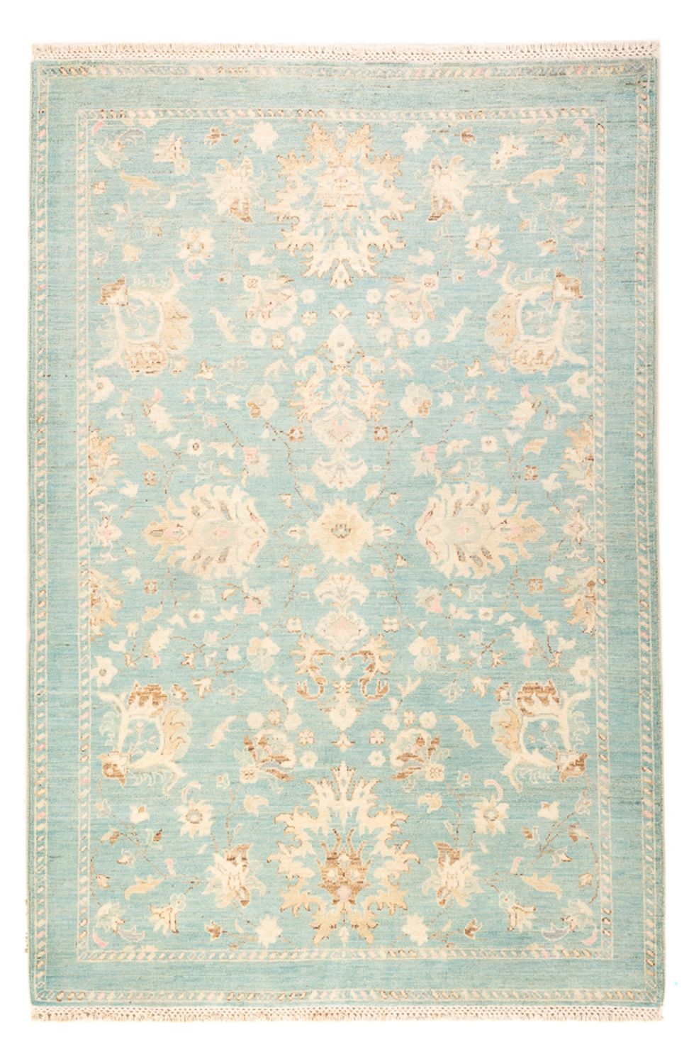 Ziegler Teppich - Ariana - Royal - 187 x 124 cm - hellblau