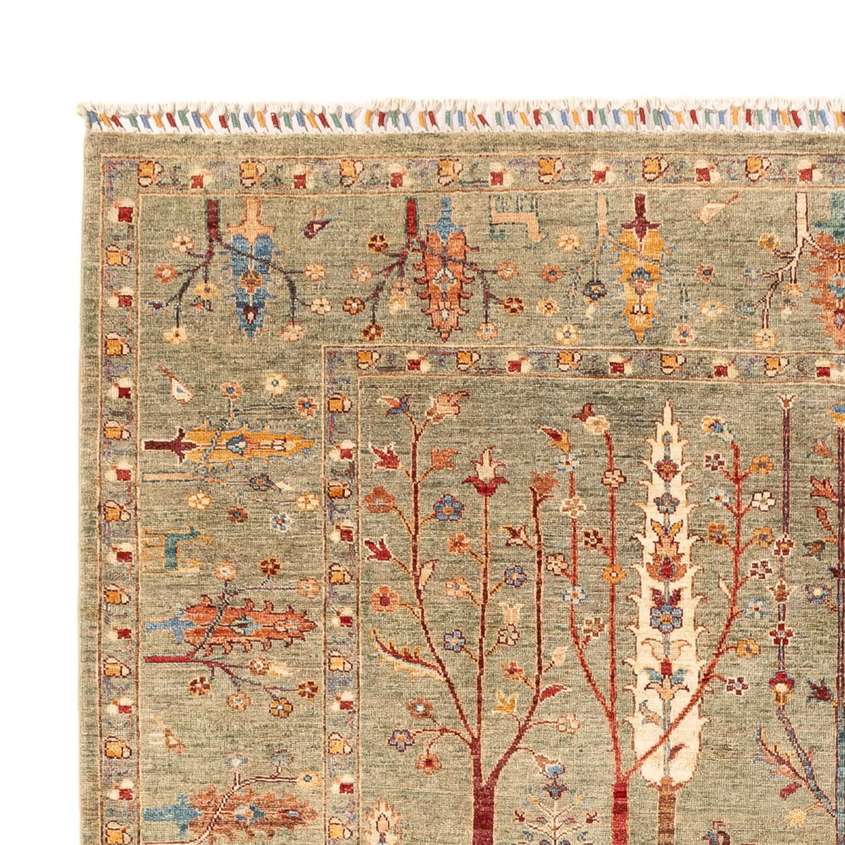 Ziegler Teppich - Ariana - 293 x 211 cm - minzgrün