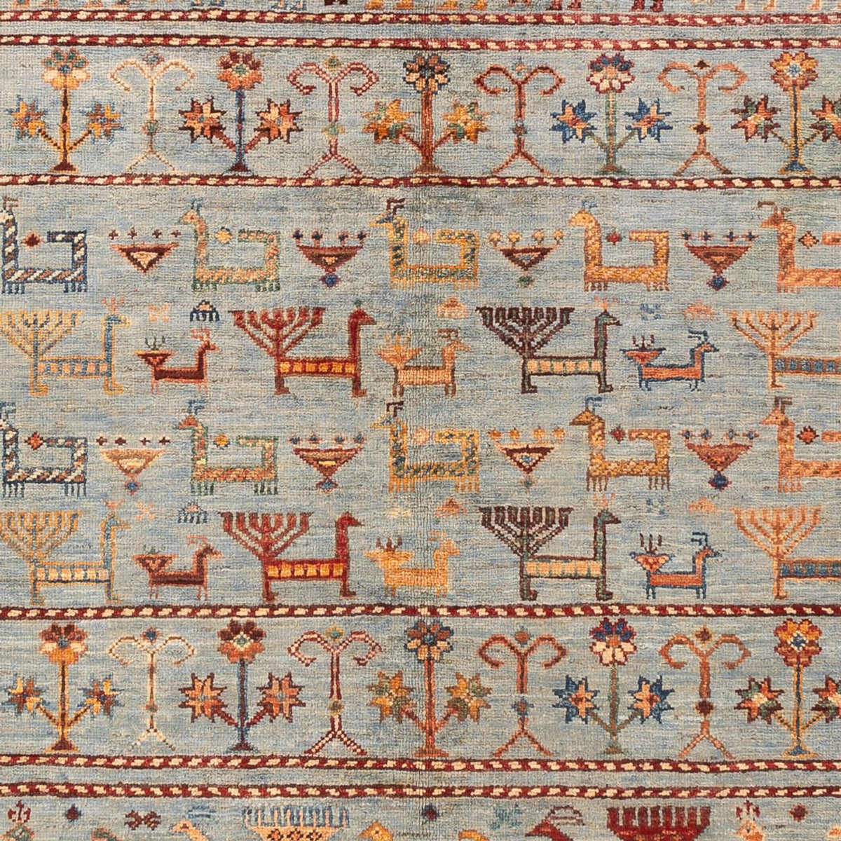 Ziegler Teppich - Ariana - 198 x 156 cm - hellblau