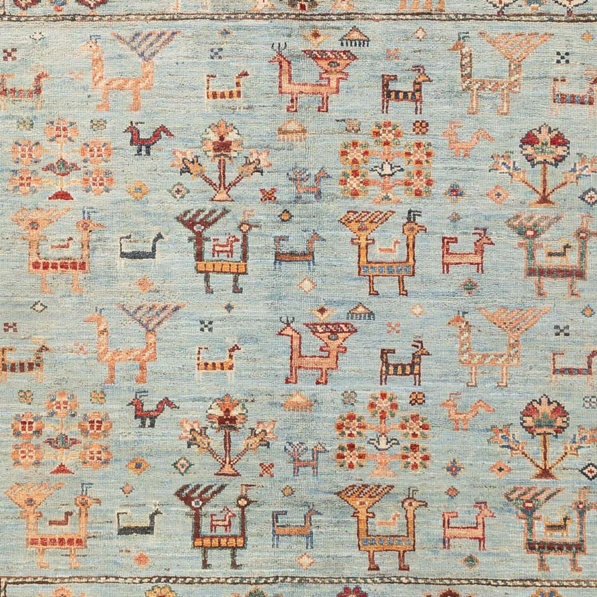 Ziegler Teppich - Ariana - 199 x 158 cm - hellblau