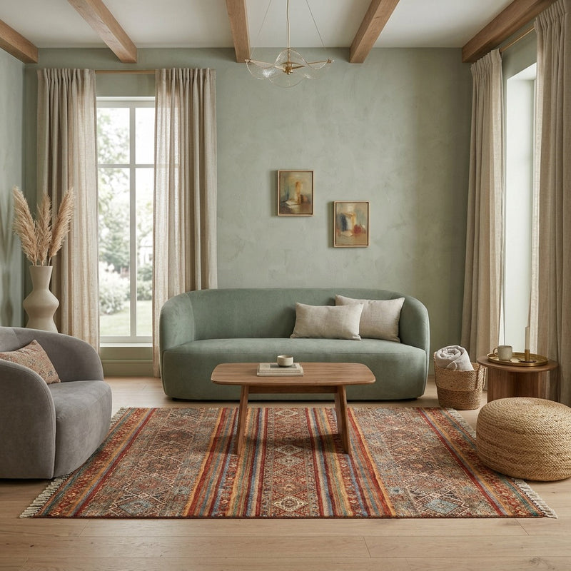 Shal Teppich 199x146cm - Orientteppich