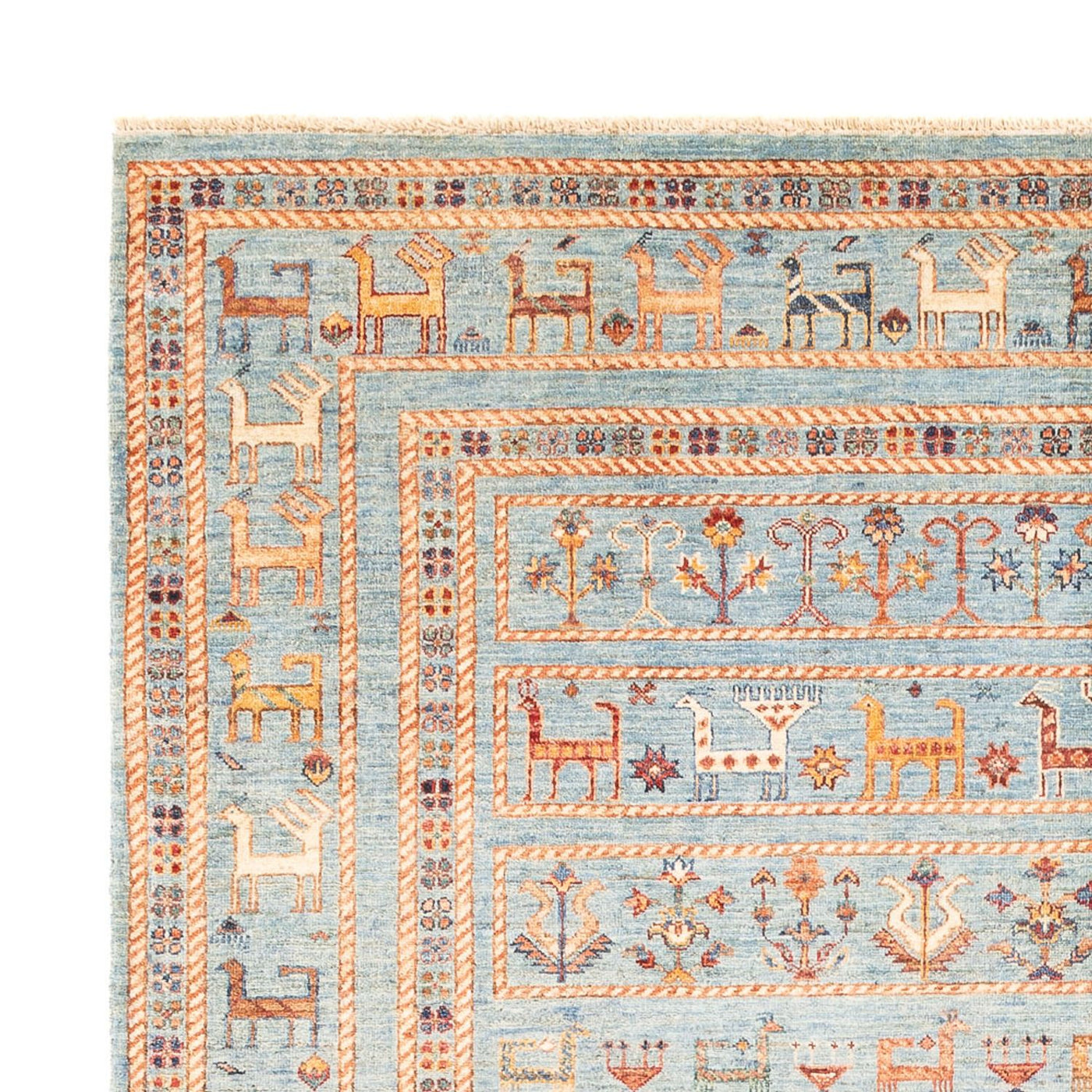 Ziegler Teppich - Ariana - 306 x 210 cm - hellblau