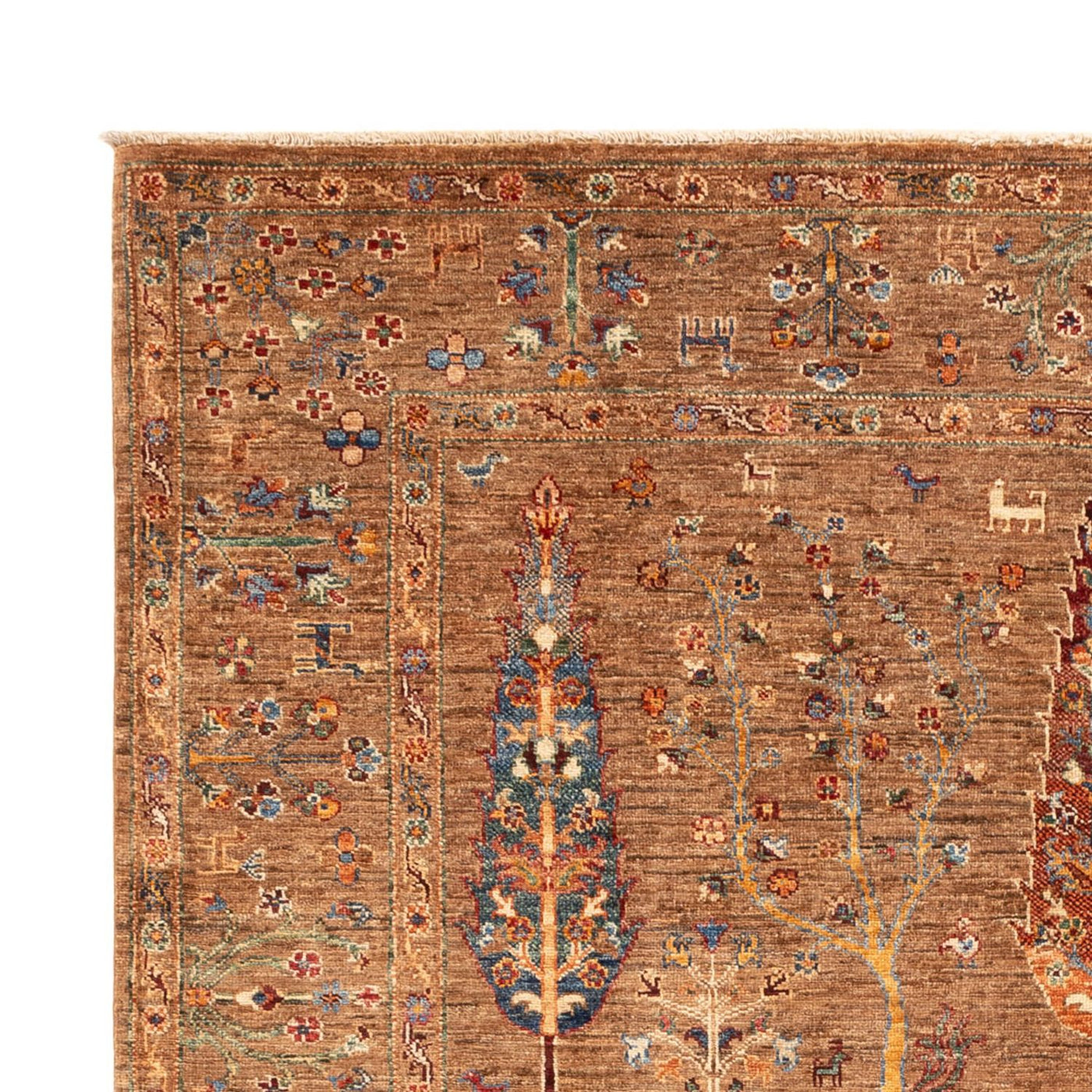 Ziegler Teppich - Ariana - 246 x 177 cm - dunkelbeige