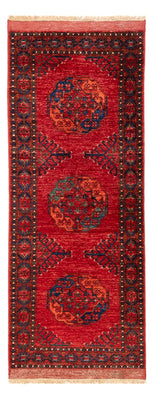 Läufer Afghan - 207 x 80 cm - rot