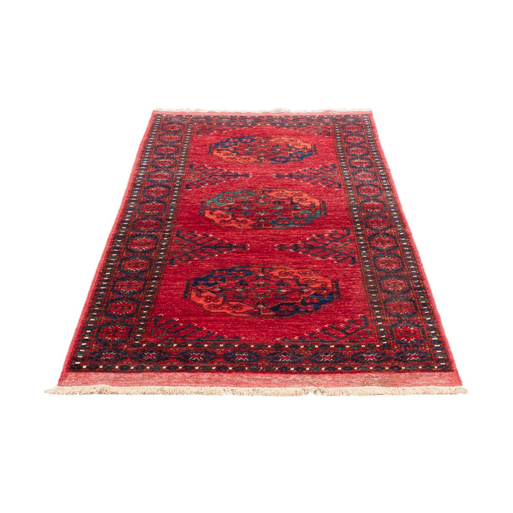 Läufer Afghan - 207 x 80 cm - rot