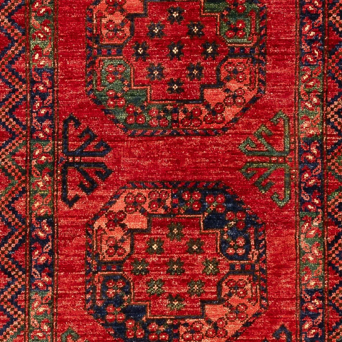 Läufer Afghan - 201 x 86 cm - rot