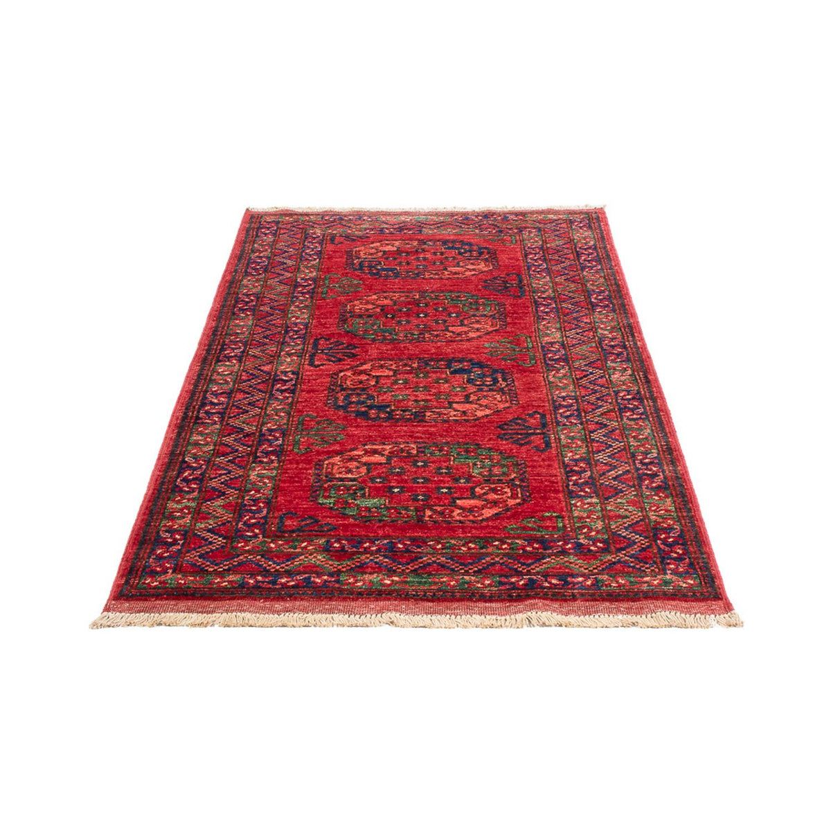 Läufer Afghan - 201 x 86 cm - rot