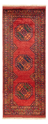Läufer Afghan - 206 x 84 cm - rot
