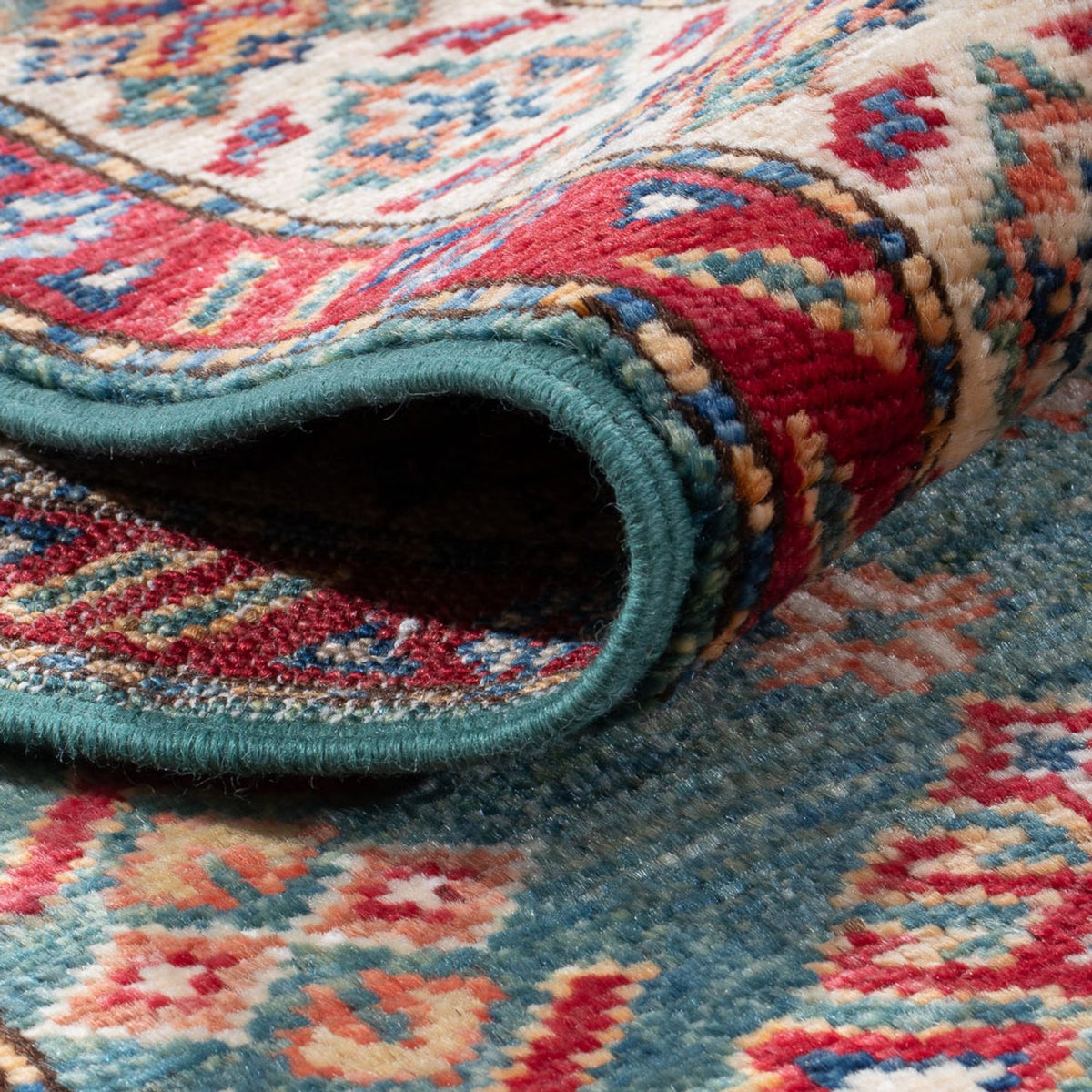 Läufer Ziegler - Kazak - 178 x 58 cm - hellgrün