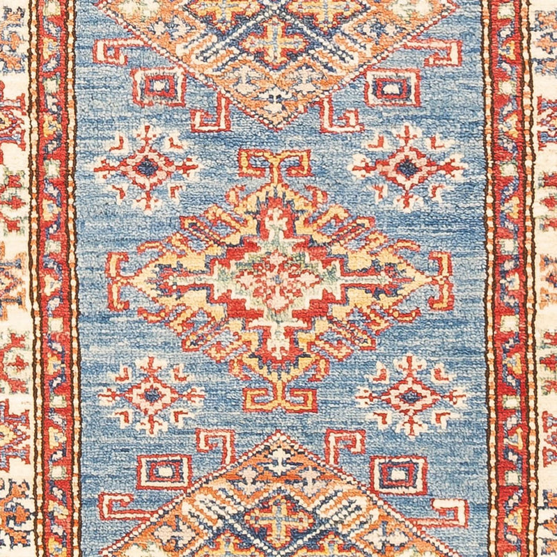 Läufer Ziegler - Kazak - 186 x 58 cm - hellblau