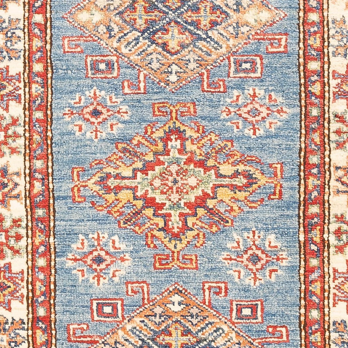 Läufer Ziegler - Kazak - 185 x 60 cm - hellblau