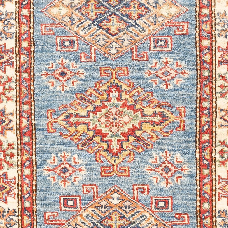 Läufer Ziegler - Kazak - 185 x 60 cm - hellblau