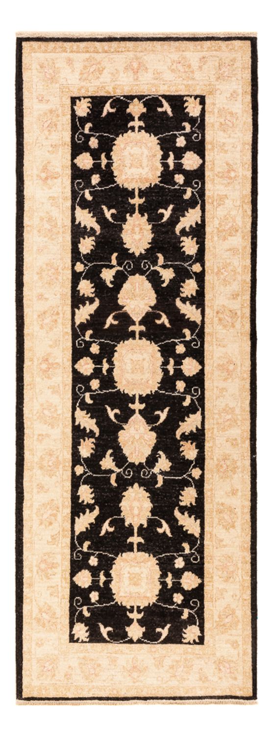 Läufer Ziegler - 211 x 78 cm - schwarz