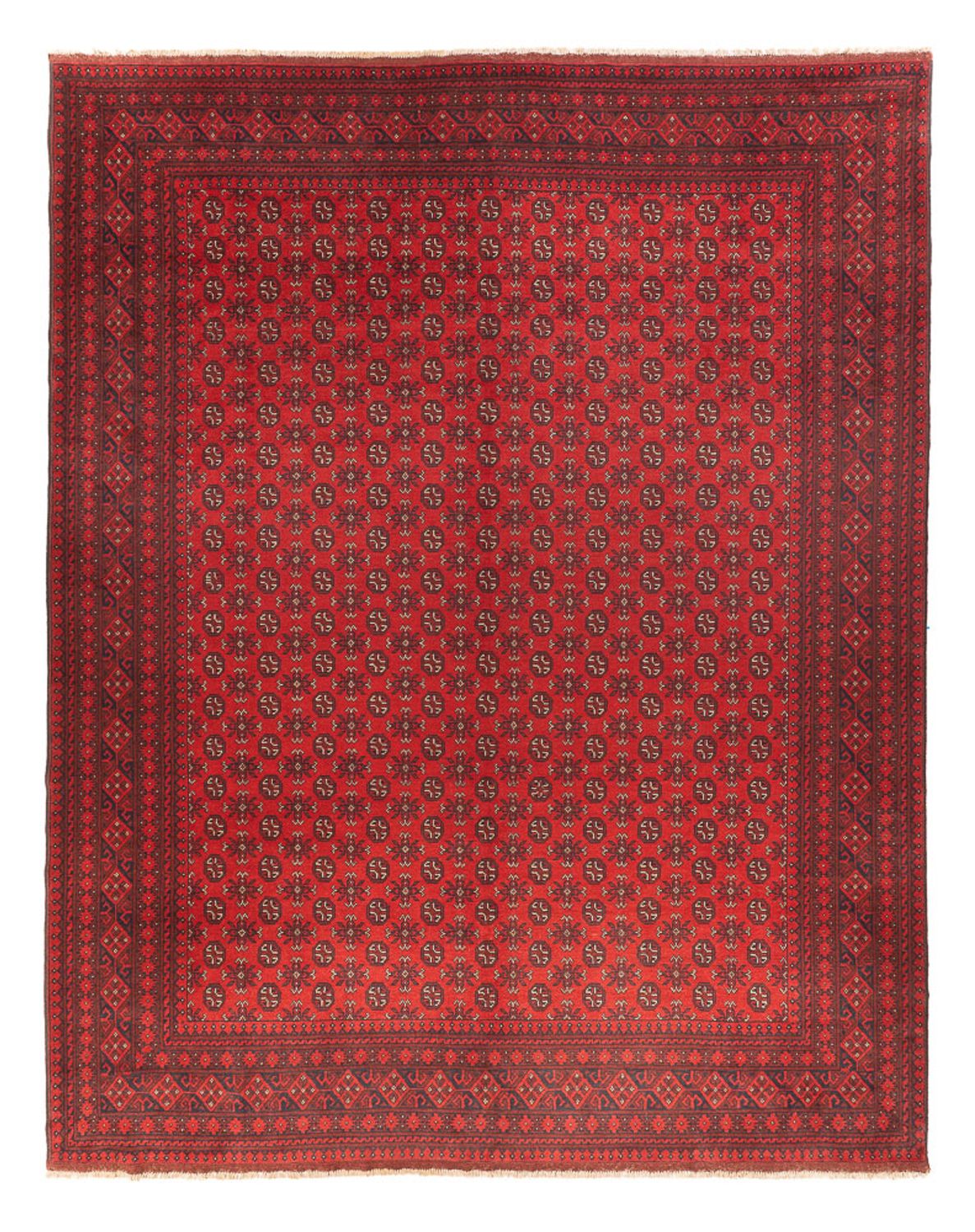 Afghan Teppich - Filpa - 392 x 308 cm - bordeauxrot