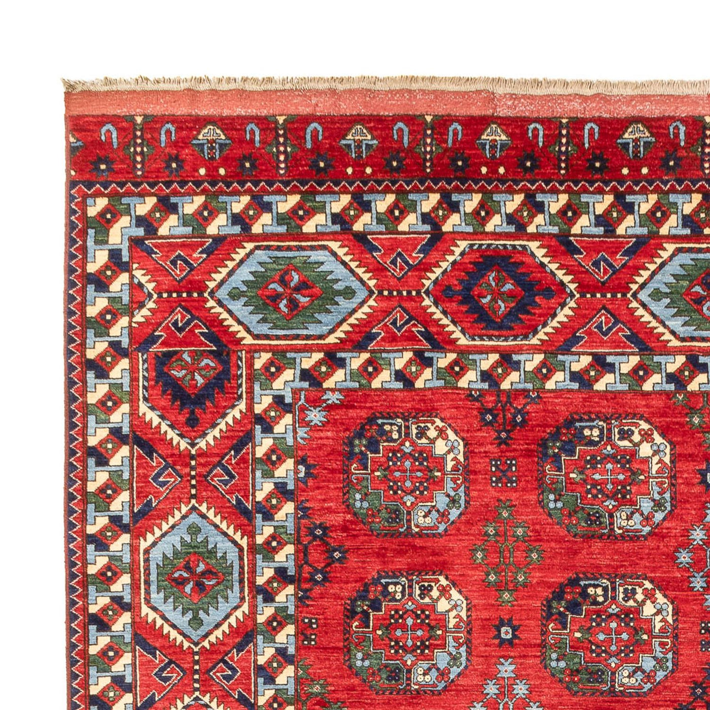 Afghan Teppich 398x309cm - Orientteppich